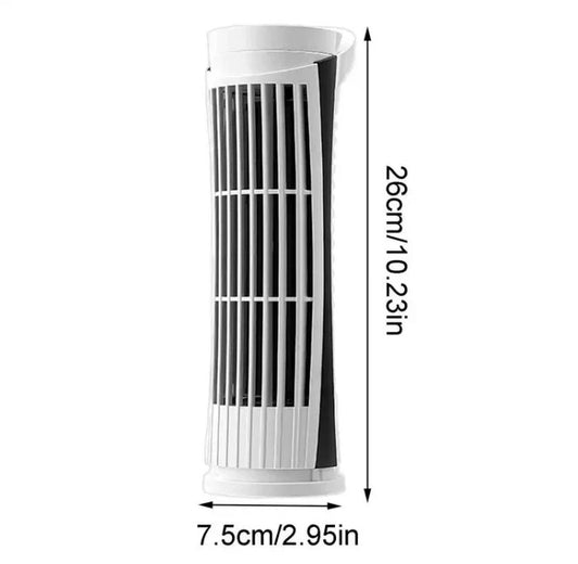 USB Desk Cooling Fan with LED Lights