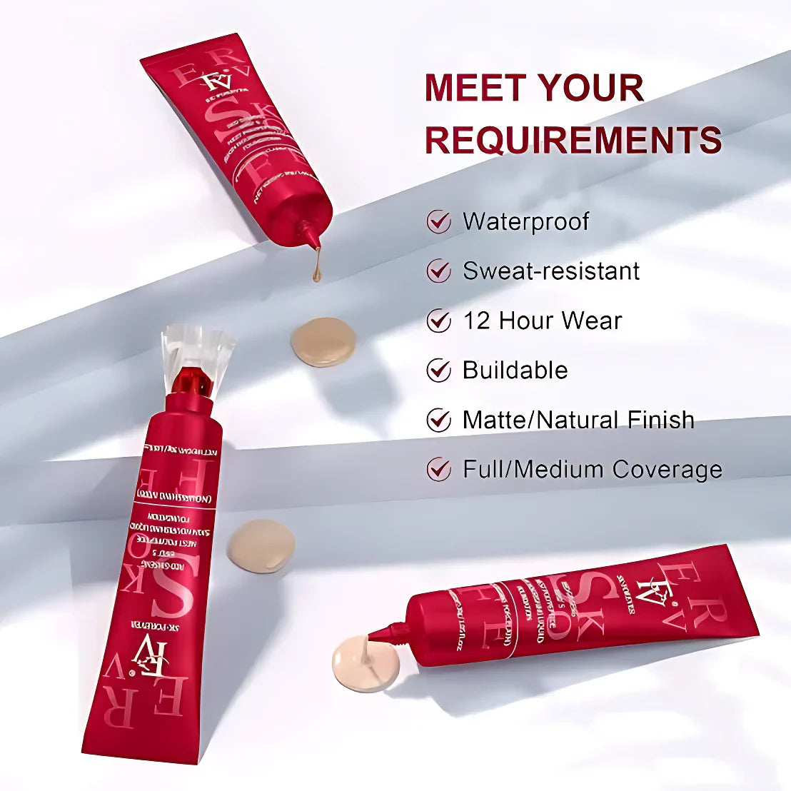 FV Waterproof Liquid Foundation – Long-Lasting Flawless Coverage 30 ml