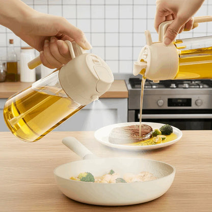2-in-1 Leakproof Oil Dispenser Bottle (500ML)