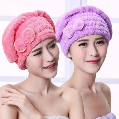 Microfibre Quick Hair Drying Cap (Pack Of 2 )