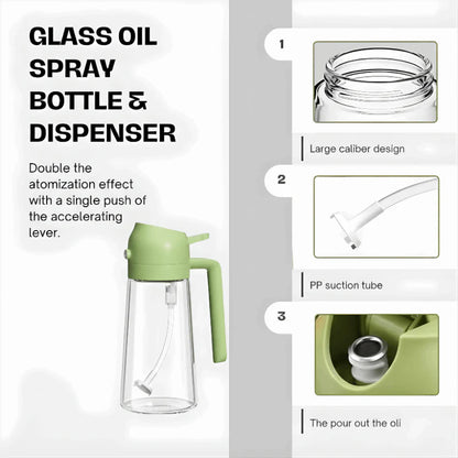 2-in-1 Leakproof Oil Dispenser Bottle (500ML)