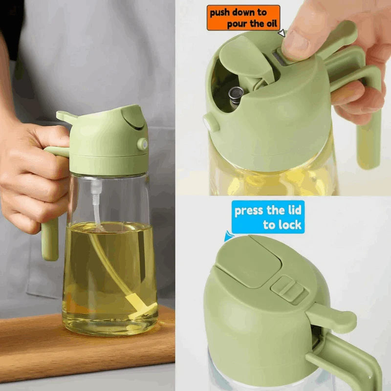 2-in-1 Leakproof Oil Dispenser Bottle (500ML)