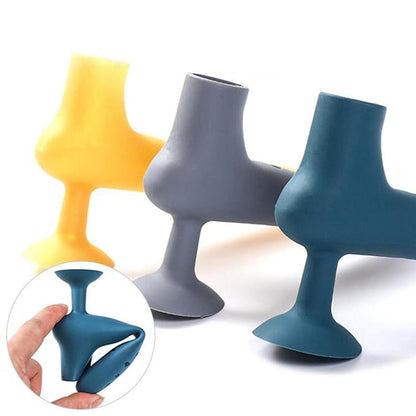 Silicone Room Door Handle Stop Guard Random Colour