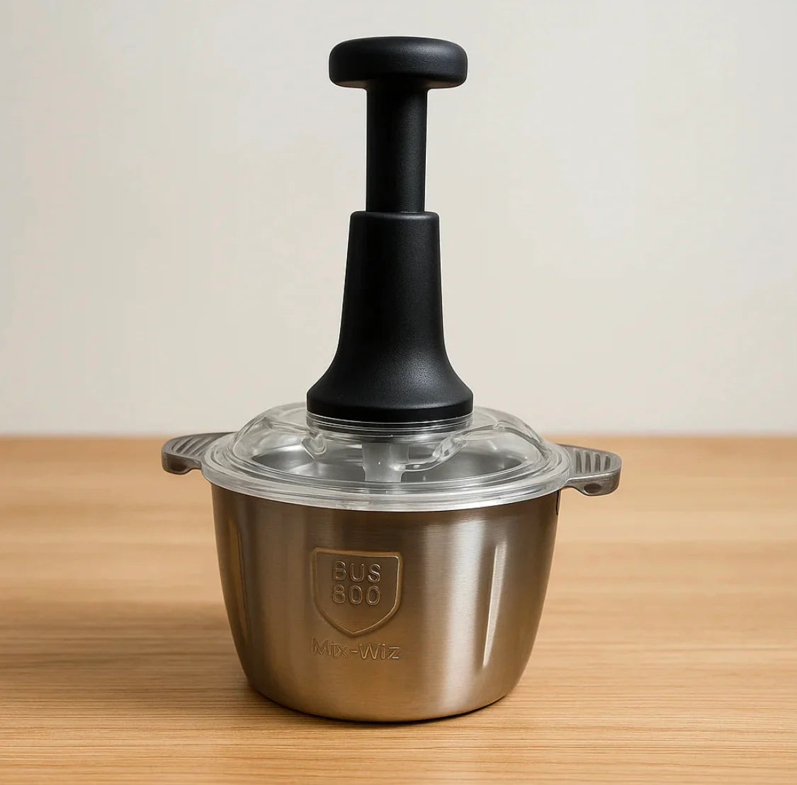 Stainless Steel Push Chopper – Quick & Easy Food Preparation