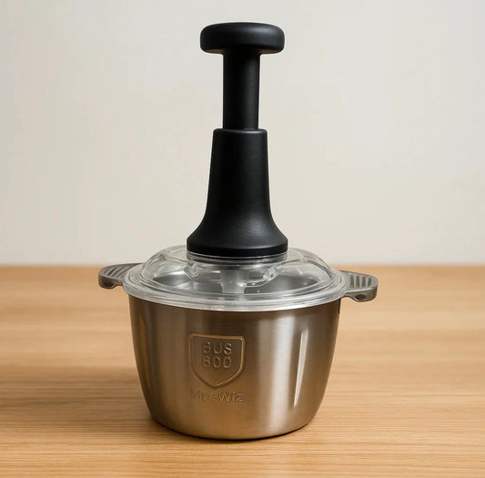 Stainless Steel Push Chopper – Quick & Easy Food Preparation