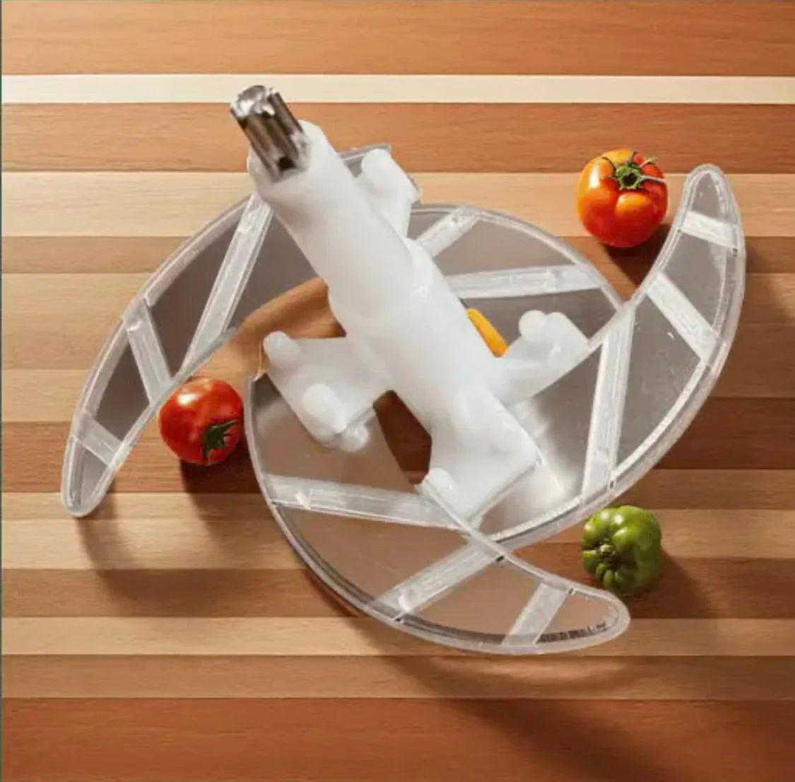 Stainless Steel Push Chopper – Quick & Easy Food Preparation