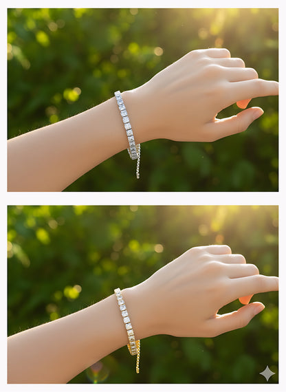 Classis Tennis Bracelet (Pack Of 2)