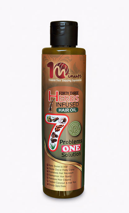 43 Herbs Infused Hair Oil – 200ml