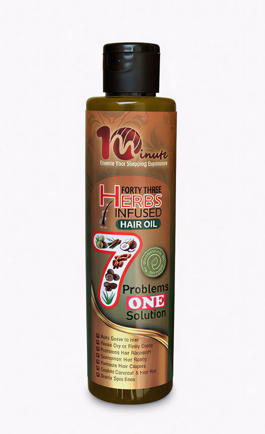43 Herbs Infused Hair Oil – 200ml