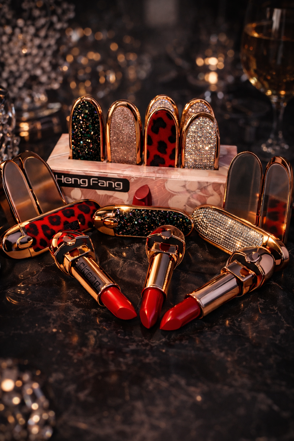 Luxury Mirror Lipstick Set