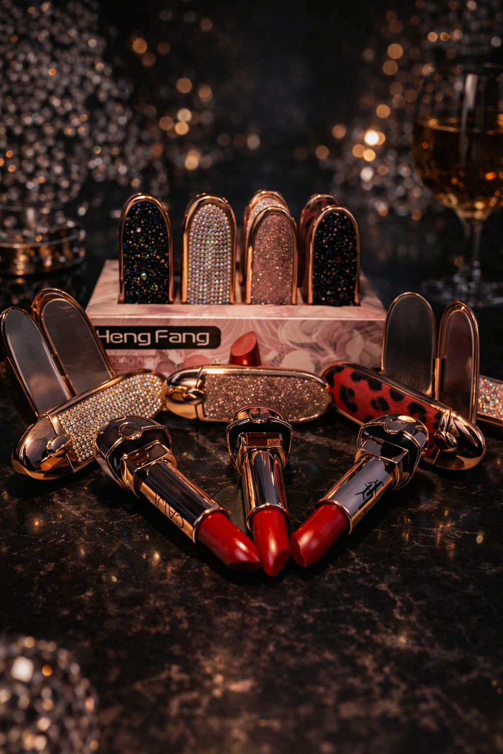 Luxury Mirror Lipstick Set