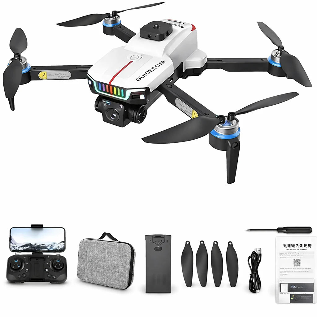 J6 P Intelligent Aerial Drone With Triple Camera And LCD Remote