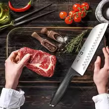 WXCOO 1~6pcs Stainless Steel Vegetable Fruit Knife Meat Slicing Kitchen Knife Scissor Set Household Chopping Knife with Holde