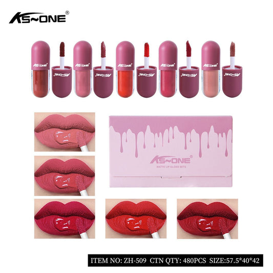 KS-ONE  5 In 1 Fit Colors Mini Capsule Lip Gloss Set