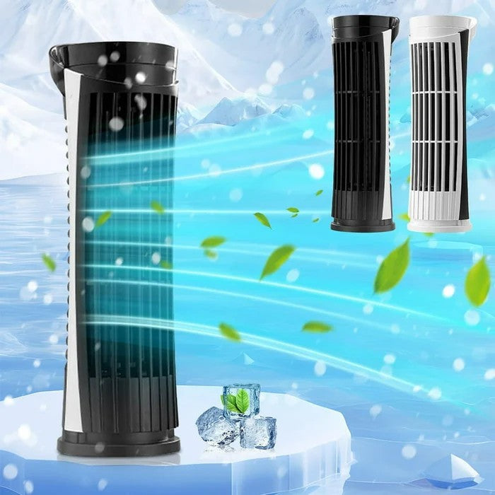 USB Desk Cooling Fan with LED Lights