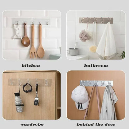 Super Strong Self Adhesive Wall Mounted Hooks Strip