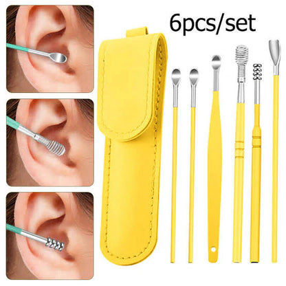 Premium USA-Made 6-in-1 Professional Ear Wax Removal Tool