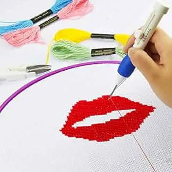 Complete Embroidery Kit for Clothes & Decor | All-in-One Kit