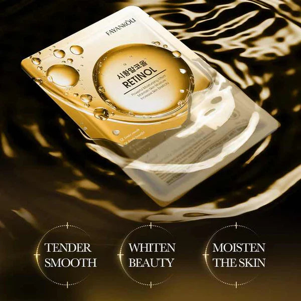 AYANKOU Retinol Anti-Wrinkle Face Mask – Premium Private Label Skincare Sheet Mask